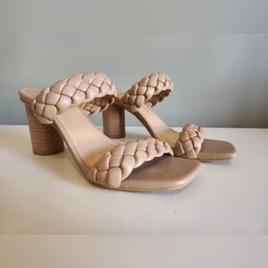 Braided Chunky Heels